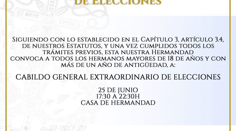 Cabildo General Extraordinario de Elecciones